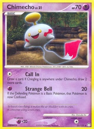 Chimecho — Mysterious Treasures Pokémon TCG card by Daisuke Ito