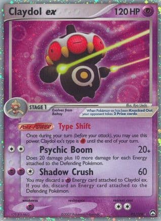 Claydol ex — Pokémon TCG card