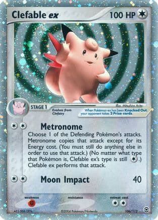 Clefable ex — EX FireRed & LeafGreen