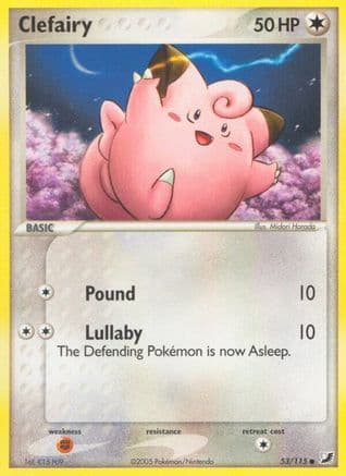 Clefairy — Unseen Forces Pokémon TCG card by Yukiko Baba