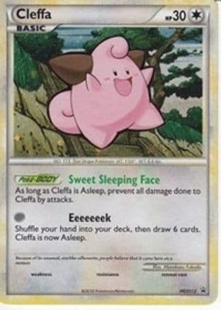 Cleffa - HGSS12 — HGSS Promos Pokémon TCG card by Mitsuhiro Arita