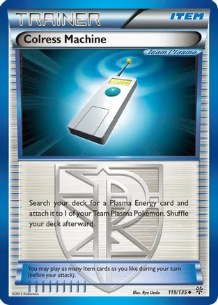 Colress Machine (Team Plasma) — Plasma Storm Pokémon TCG card by Ryo Ueda