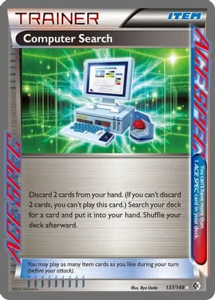 Computer Search — Boundaries Crossed Pokémon TCG card by Ryo Ueda