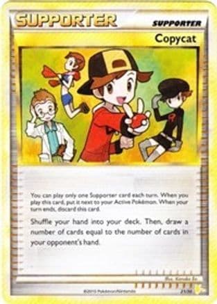 Copycat — HGSS Trainer Kit: Gyarados & Raichu Pokémon TCG card by Hitoshi Ariga