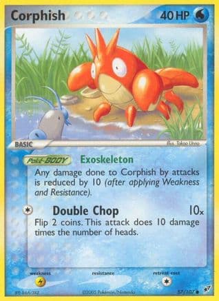 Corphish — EX Deoxys Pokémon TCG card by Takao Unno