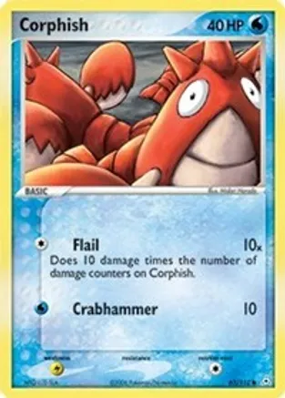 Corphish - 063/110 — EX Holon Phantoms Pokémon TCG card by Midori Harada