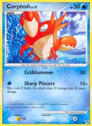 Corphish — Supreme Victors Pokémon TCG card by Hajime Kusajima