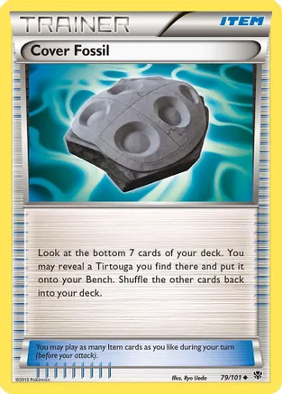 Cover Fossil — Plasma Blast Pokémon TCG card by Ryo Ueda