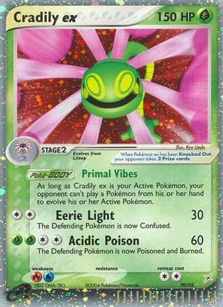 Cradily ex — EX Team Magma vs Team Aqua