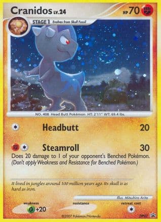 Cranidos - DP07 — Diamond and Pearl Promos Pokémon TCG card by Mitsuhiro Arita