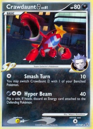 Crawdaunt G — Supreme Victors Pokémon TCG card by Wataru Kawahara