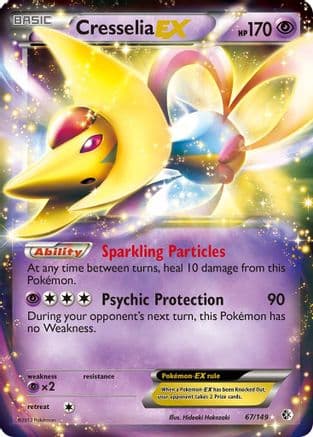 Cresselia EX — Boundaries Crossed Pokémon TCG card by Hideki Hozuki