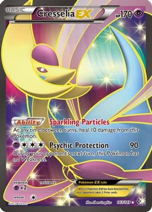 Cresselia EX (143 Full Art) — Boundaries Crossed Pokémon TCG card by Illyas Graphics
