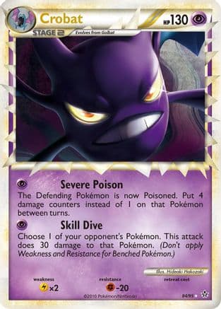 Crobat (Prime) — Unleashed Pokémon TCG card by Hideaki Hakozaki