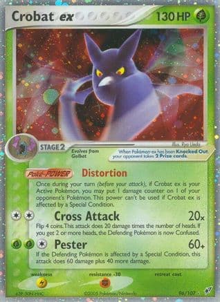 Crobat ex — EX Deoxys Pokémon TCG card by Ryo Ueda