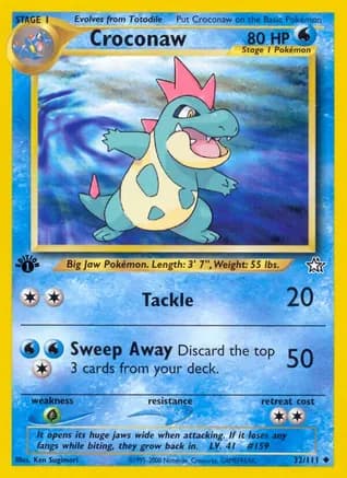 Croconaw (32) — Neo Genesis