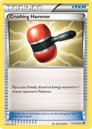 Crushing Hammer — Legendary Treasures Pokémon TCG card by 5ban Graphics