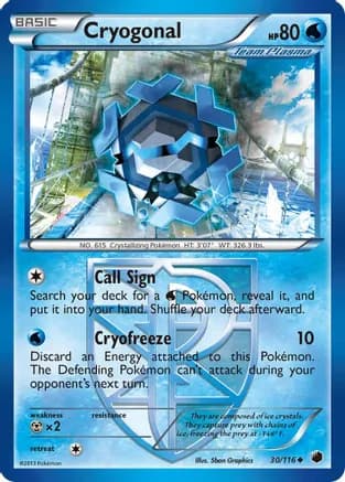Cryogonal (Team Plasma) — Plasma Freeze