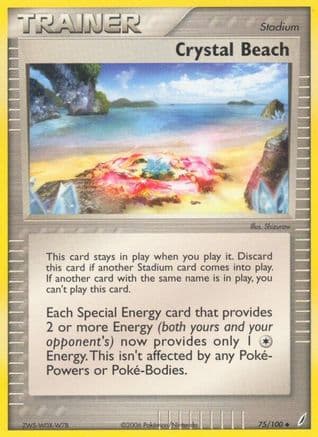 Crystal Beach — Crystal Guardians Pokémon TCG card by Shizurow