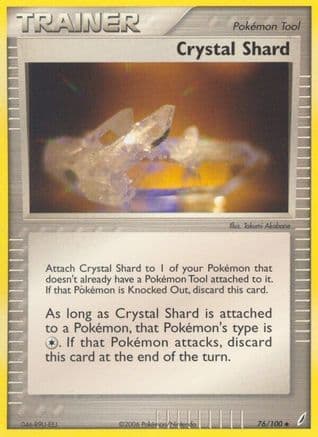 Crystal Shard — Crystal Guardians Pokémon TCG card by Takumi Akabane