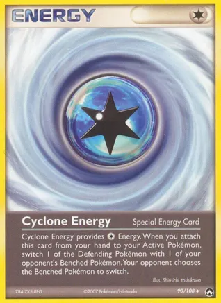 Cyclone Energy — EX Power Keepers Pokémon TCG card by Shin-ichi Yoshikawa