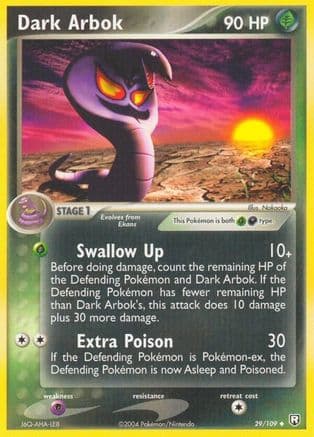 Dark Arbok — EX Team Rocket Returns Pokémon TCG card by Nakaoka