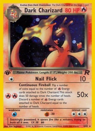 Dark Charizard (4) — Team Rocket