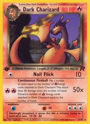 Dark Charizard (21) — Team Rocket