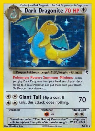 Dark Dragonite — Pokémon TCG card