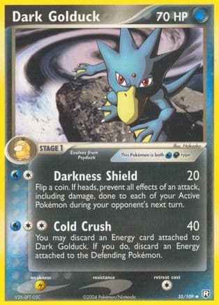 Dark Golduck — EX Team Rocket Returns Pokémon TCG card by Nakaoka