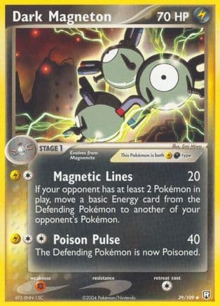 Dark Magneton — EX Team Rocket Returns Pokémon TCG card by Emi Miwa