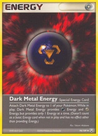 Dark Metal Energy — EX Team Rocket Returns Pokémon TCG card by Takumi Akabane