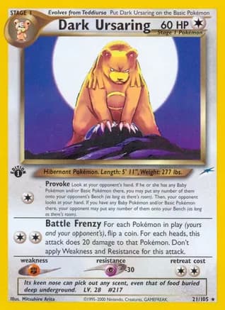 Dark Ursaring — Neo Destiny