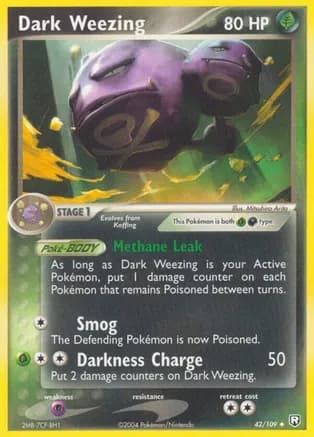 Dark Weezing — EX Team Rocket Returns
