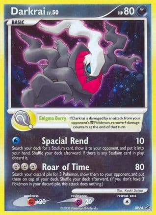 Darkrai - DP24 — Diamond and Pearl Promos Pokémon TCG card by Kouki Saitou