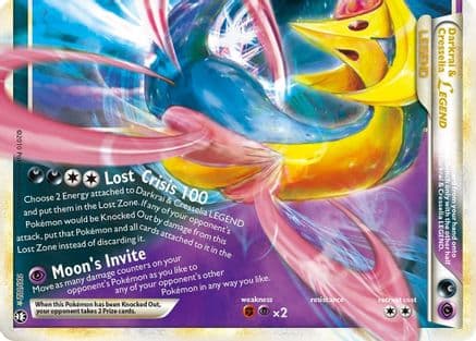 Darkrai & Cresselia Legend (Bottom) — Pokémon TCG card