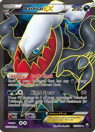Darkrai EX (107 Full Art) — Dark Explorers