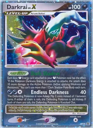 Darkrai LV.X - DP19 — Diamond and Pearl Promos