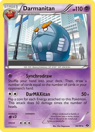 Darmanitan — Next Destinies Pokémon TCG card by Shin Nagasawa