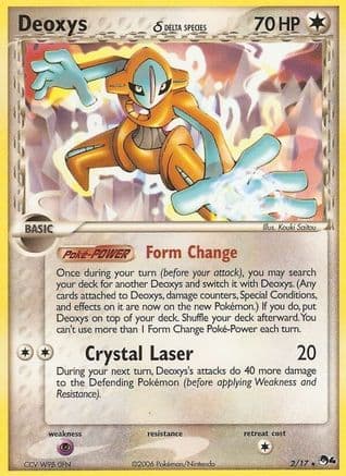Deoxys (Delta Species) — POP Series 4 Pokémon TCG card by Kouki Saitou
