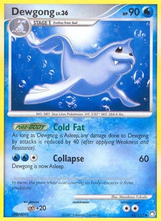 Dewgong — Mysterious Treasures Pokémon TCG card by Kagemaru Himeno