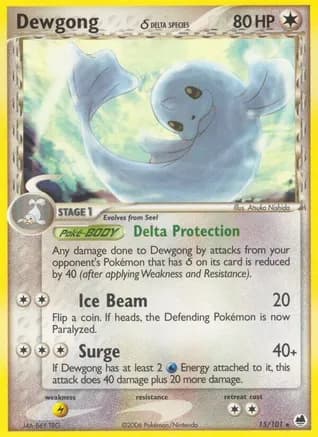 Dewgong (Delta Species) — EX Dragon Frontiers