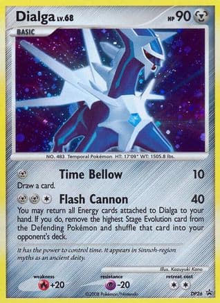 Dialga - DP26 — Diamond and Pearl Promos Pokémon TCG card by Kazuyuki Kano