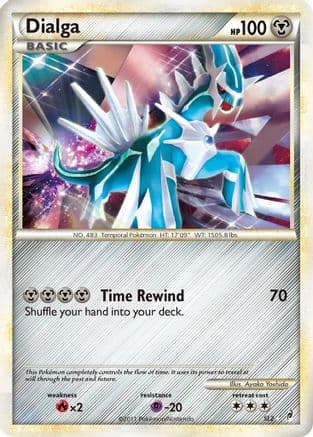Dialga (Shiny) — Call of Legends Pokémon TCG card by Ayaka Yoshida
