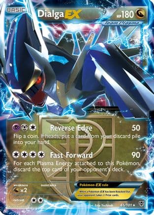 Dialga EX (Team Plasma) — Plasma Blast Pokémon TCG card by Eskew Yoshinob