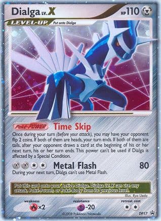 Dialga LV.X - DP17 — Diamond and Pearl Promos Pokémon TCG card by Ryo Ueda