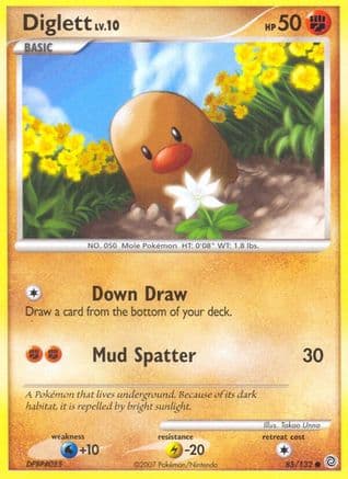 Diglett — Secret Wonders Pokémon TCG card by Kouki Saitou