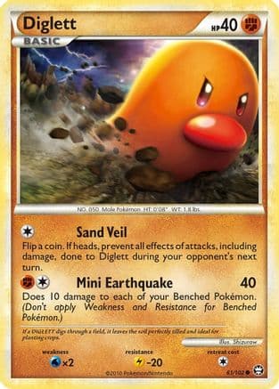 Diglett — Triumphant Pokémon TCG card by Shizurow