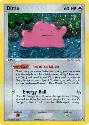 Ditto — EX FireRed & LeafGreen Pokémon TCG card by Miki Tanaka
