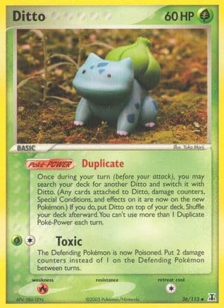 Ditto (Bulbasaur) — EX Delta Species